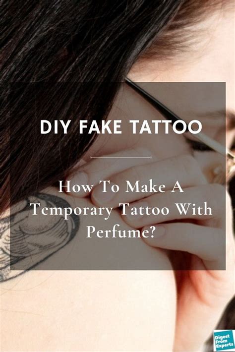 how to put on fake tattoo with perfume|temporary tattoo with perfume tiktok.